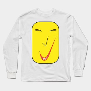 Check face - Fine smile SQ01. Long Sleeve T-Shirt